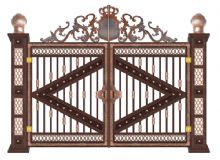 点击查看详细信息<br>标题：铝艺大门 阅读次数：1624
