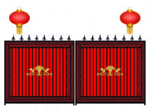 点击查看详细信息<br>标题：豪华铁艺大门 阅读次数：1642